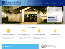 Tablet Screenshot of bonnevillebank.com